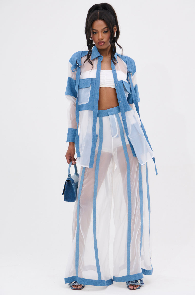 CELINE WIDE LEG TROUSER – AKIRA