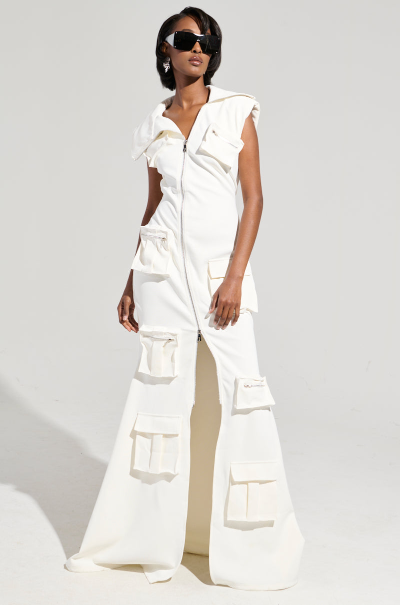 DON'T MESS WITH ME COLLARED MAXI DRESS AKIRA DON'T MESS WITH ME COLLARED MAXI DRESS AKIRA