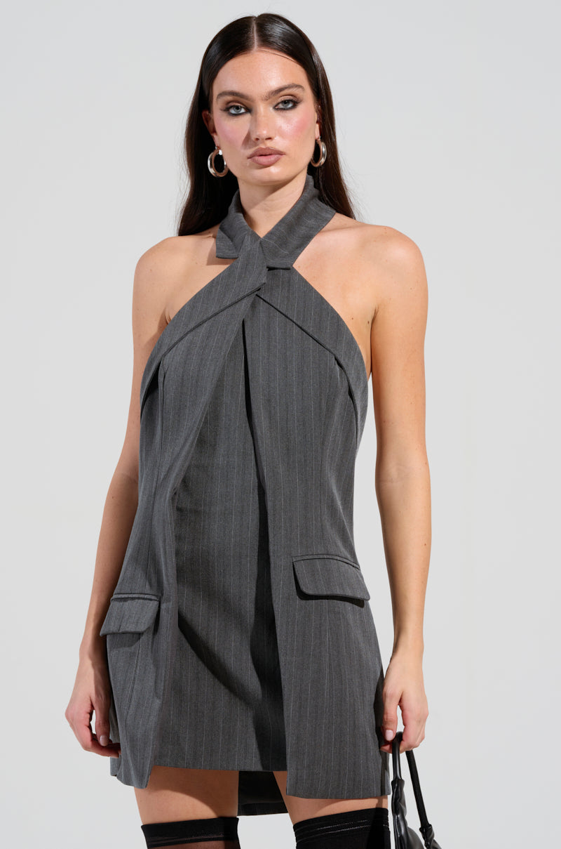 SO YESTERDAY HALTER MINI DRESS AKIRA SO YESTERDAY HALTER MINI DRESS AKIRA