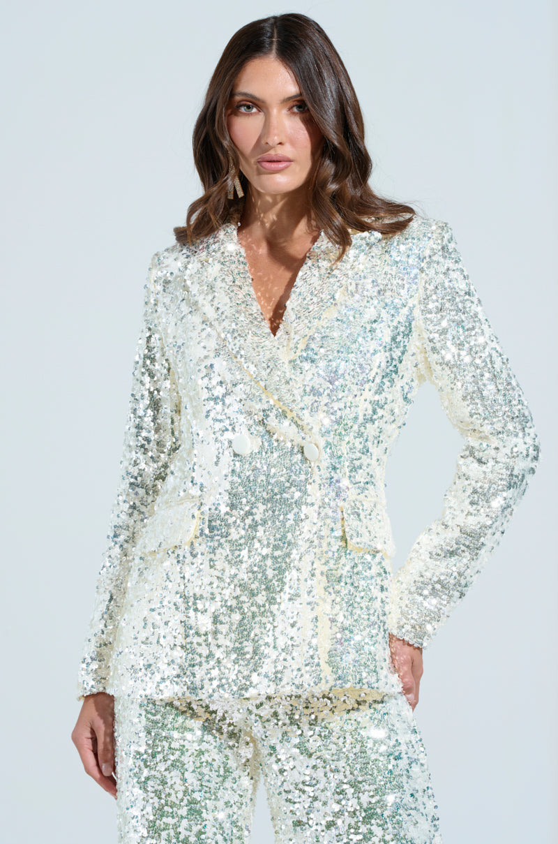 STAR OF THE SHOW SEQUIN BLAZER – AKIRA