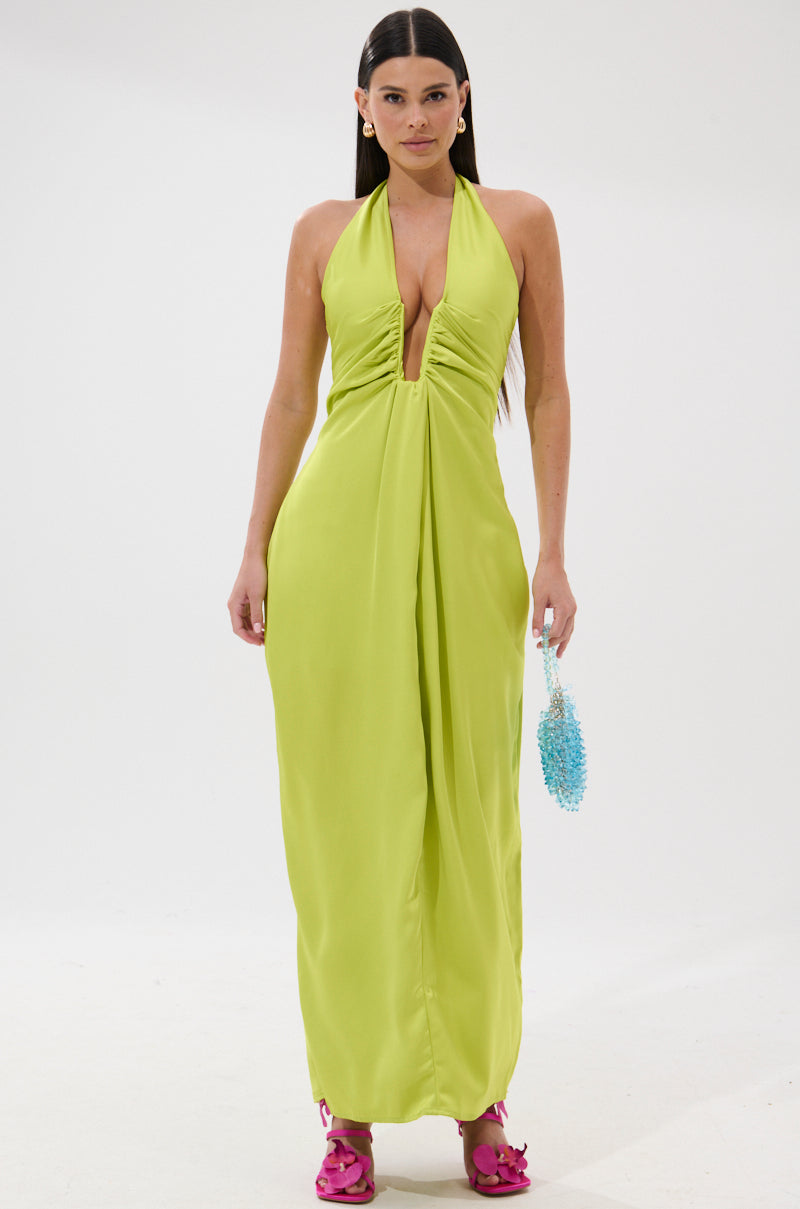 IN YOUR DREAMS SATIN MIDI DRESS AKIRA IN YOUR DREAMS SATIN MIDI DRESS AKIRA
