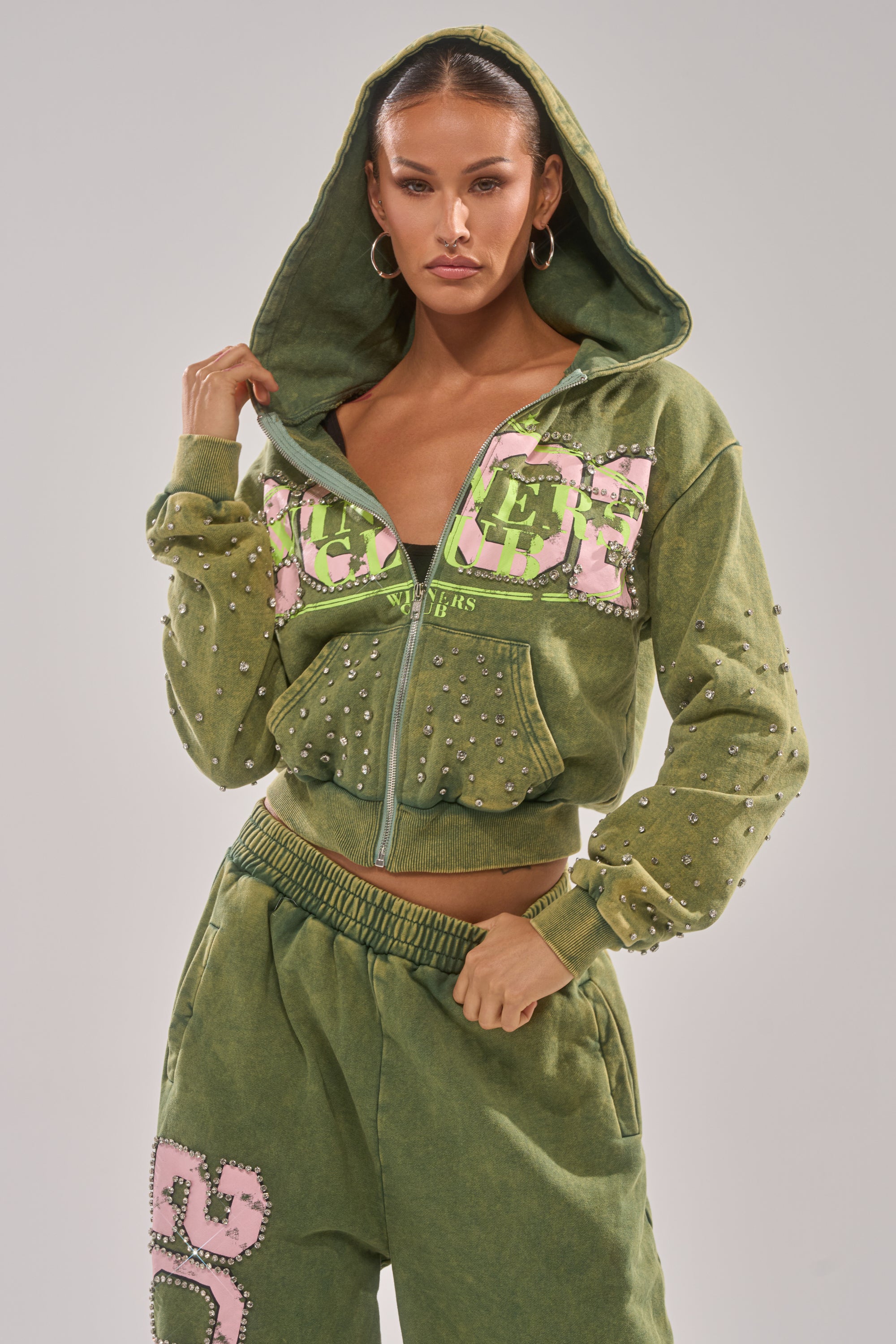 WINNERS CLUB ZIP UP SWEATSHIRT – AKIRA