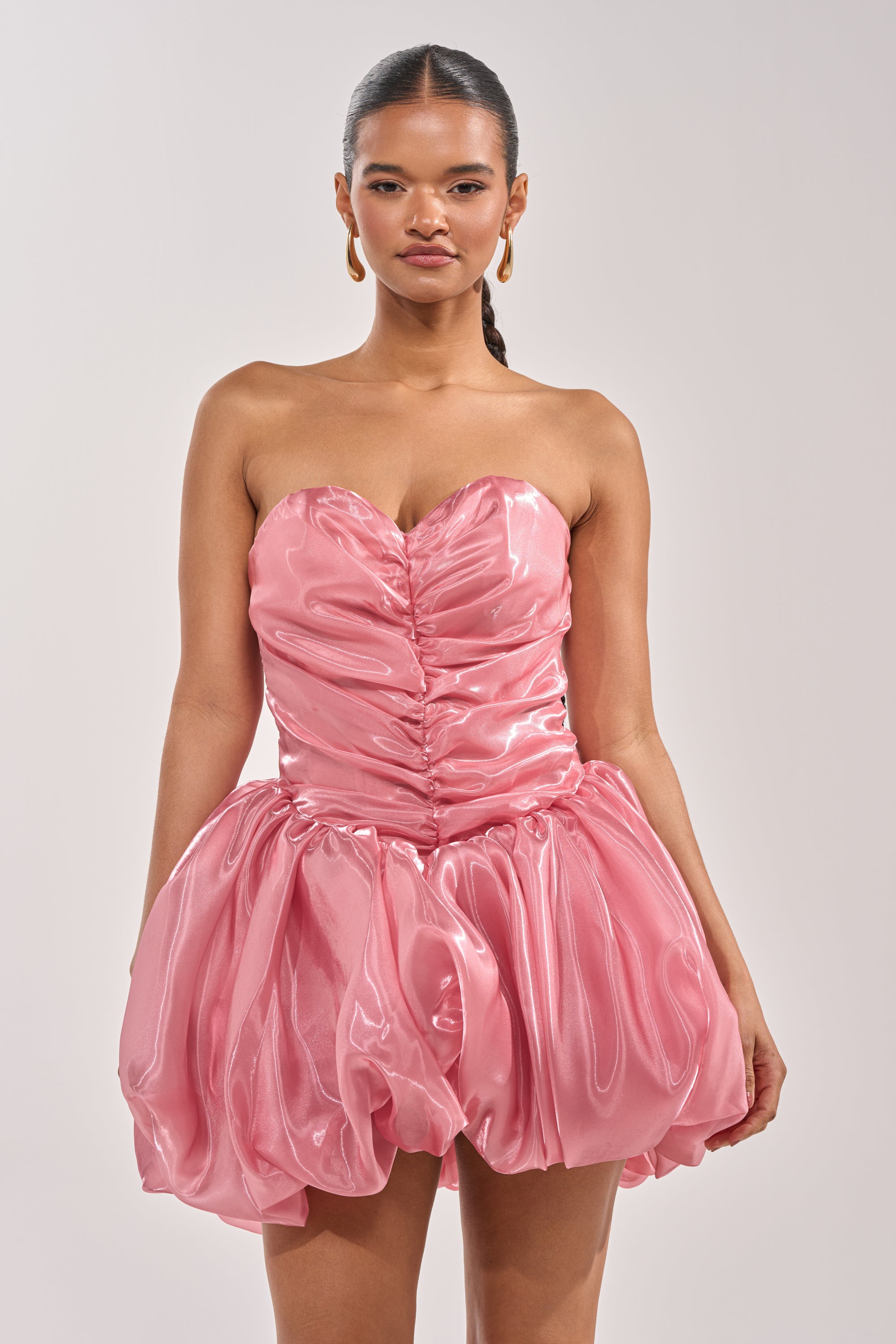 HARD TO PLEASE BUBBLE MINI DRESS AKIRA HARD TO PLEASE BUBBLE MINI DRESS AKIRA