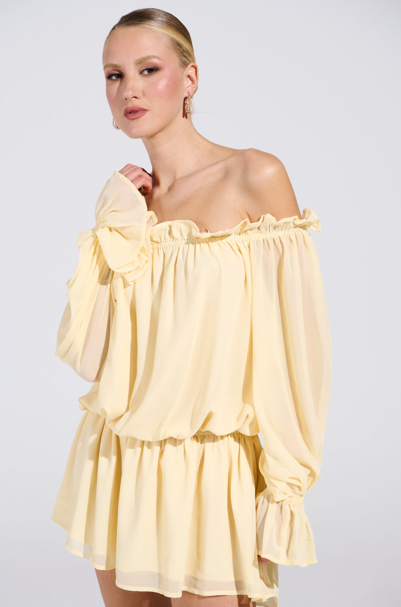 ON YOUR MIND CHIFFON MINI DRESS AKIRA ON YOUR MIND CHIFFON MINI DRESS AKIRA