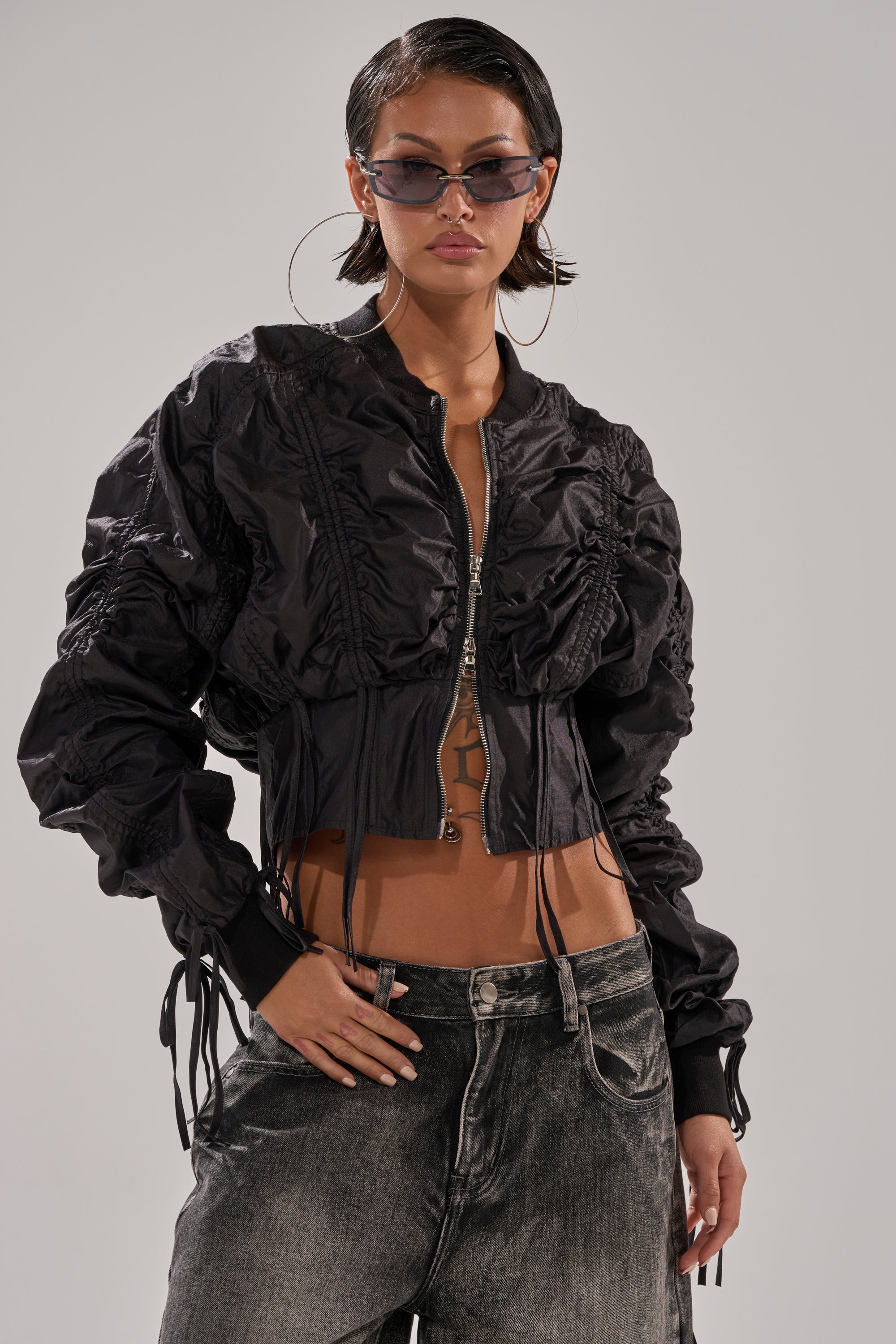 ジャケット・アウター rikotokyo Shirring sleeve blouson ARIANA SCRUNCH BOMBER – AKIRA