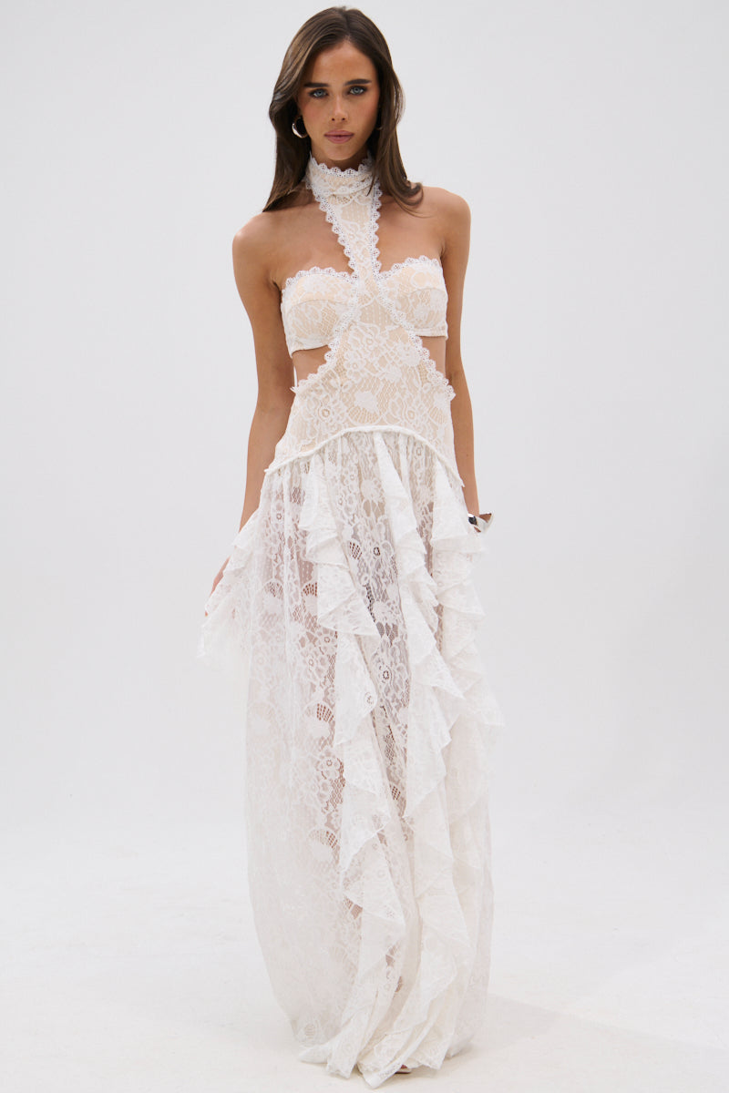 KYLA LACE MAXI DRESS – AKIRA