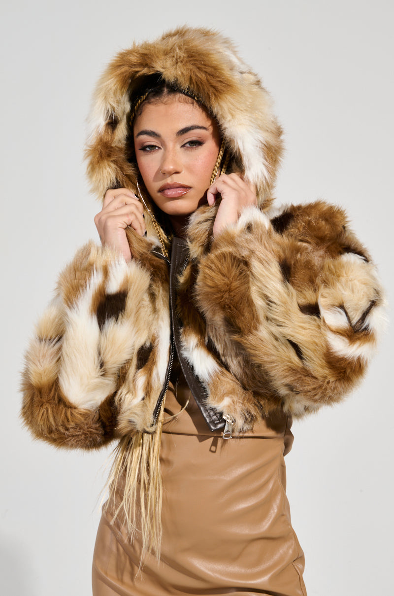 FENNEC FAUX FUR BOMBER – AKIRA