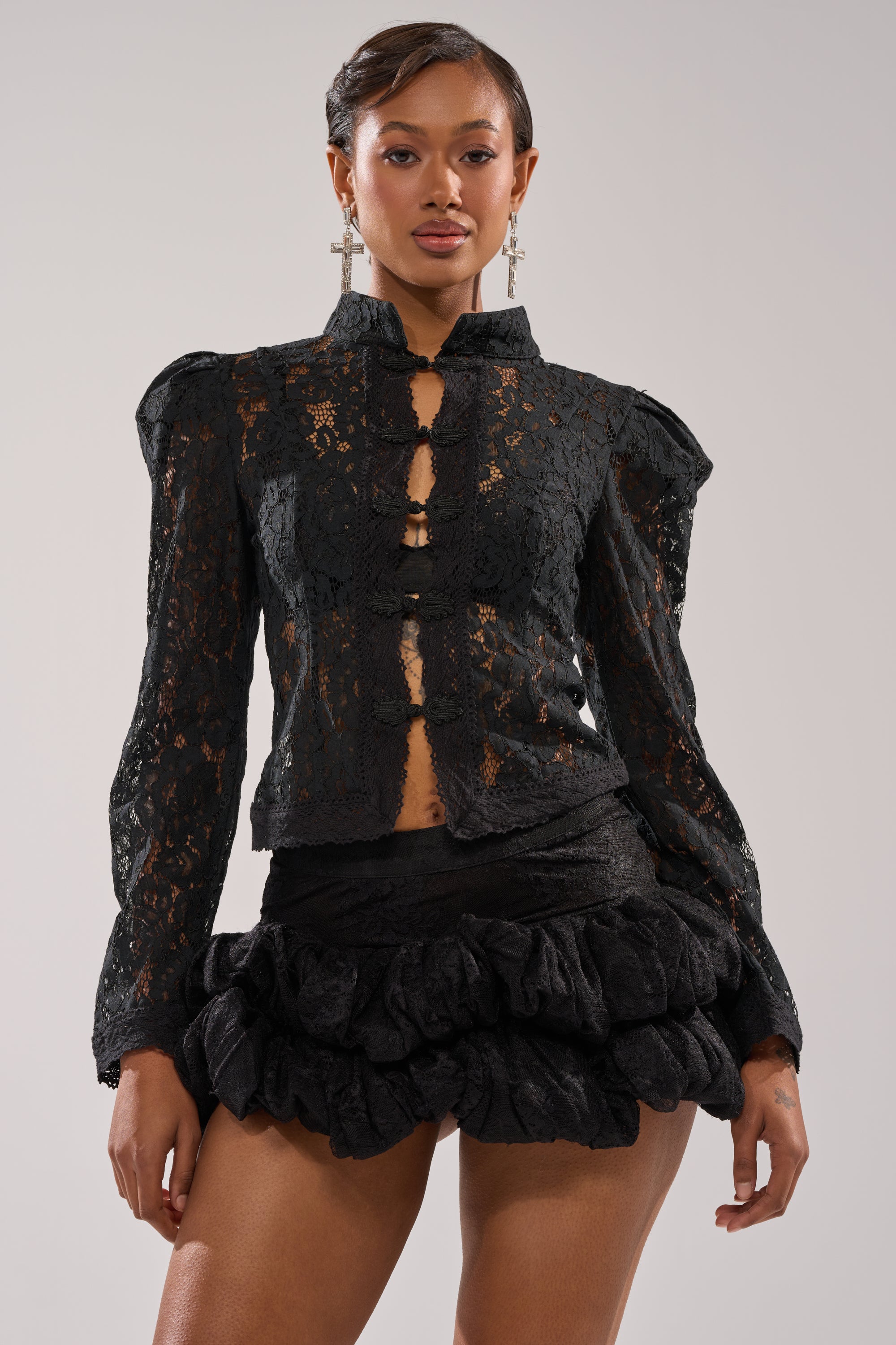 SEXY AS CAN BE LACE BLOUSE – AKIRA