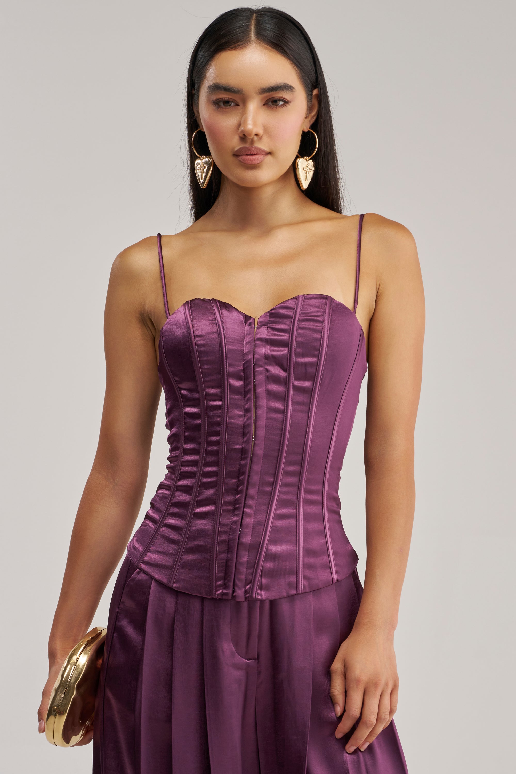 IN TOO DEEP SATIN CORSET – AKIRA