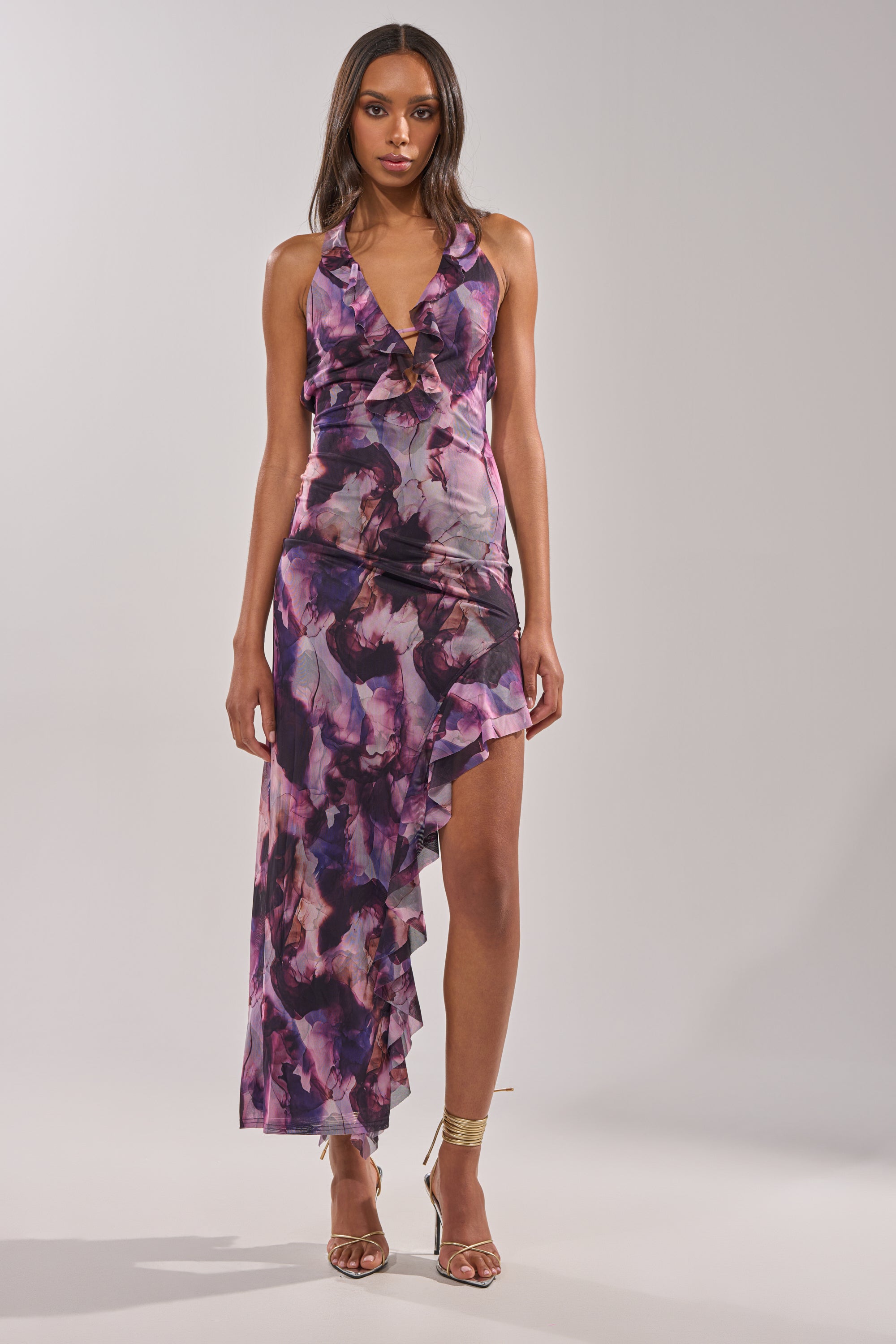 slim fit dress slacks Akira Baecation Midi Dress