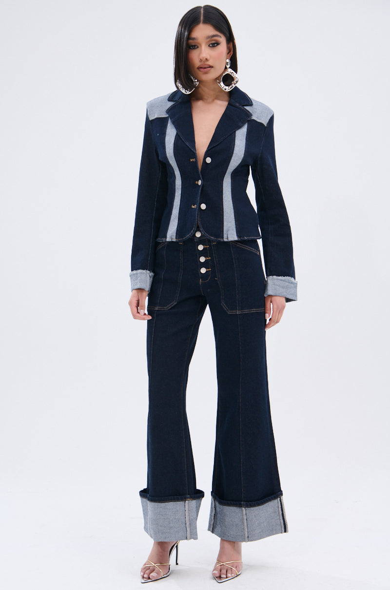 AMARA - DENIM TWO PIECE SET