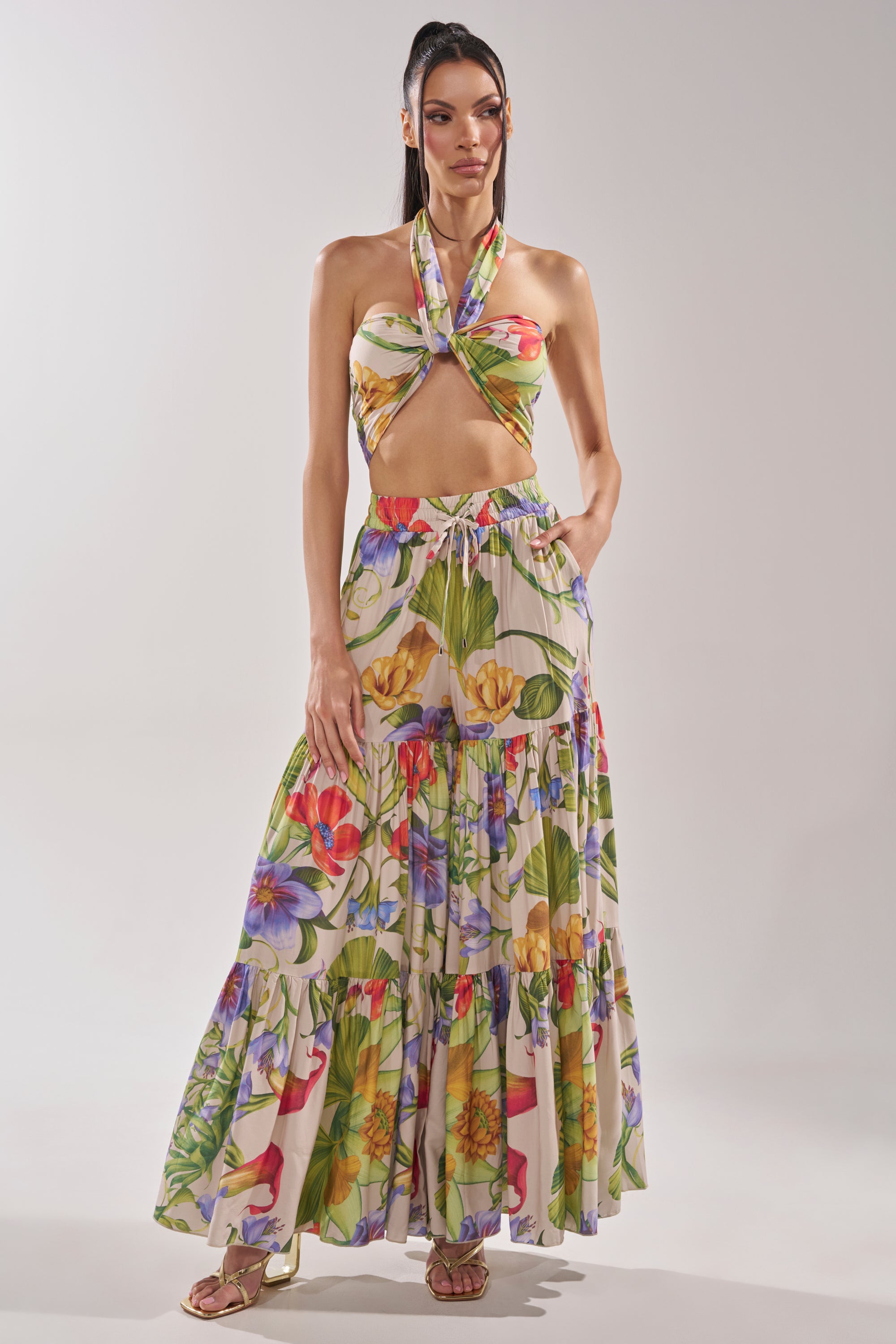 INTO THE GARDEN PALAZZO PANT – AKIRA