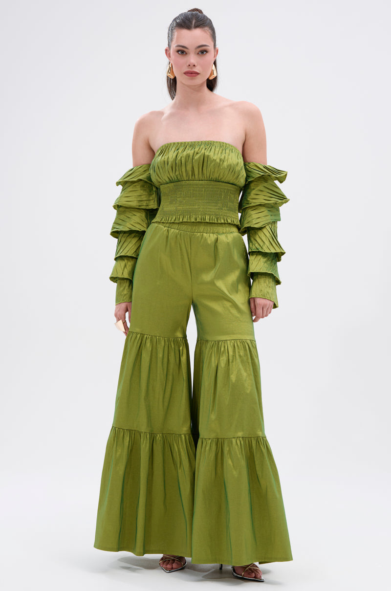 CARLA Ruffle 2way Peplum Jacket ＋pants0号 CARLA ruffle 2way peplum jacket カーラ