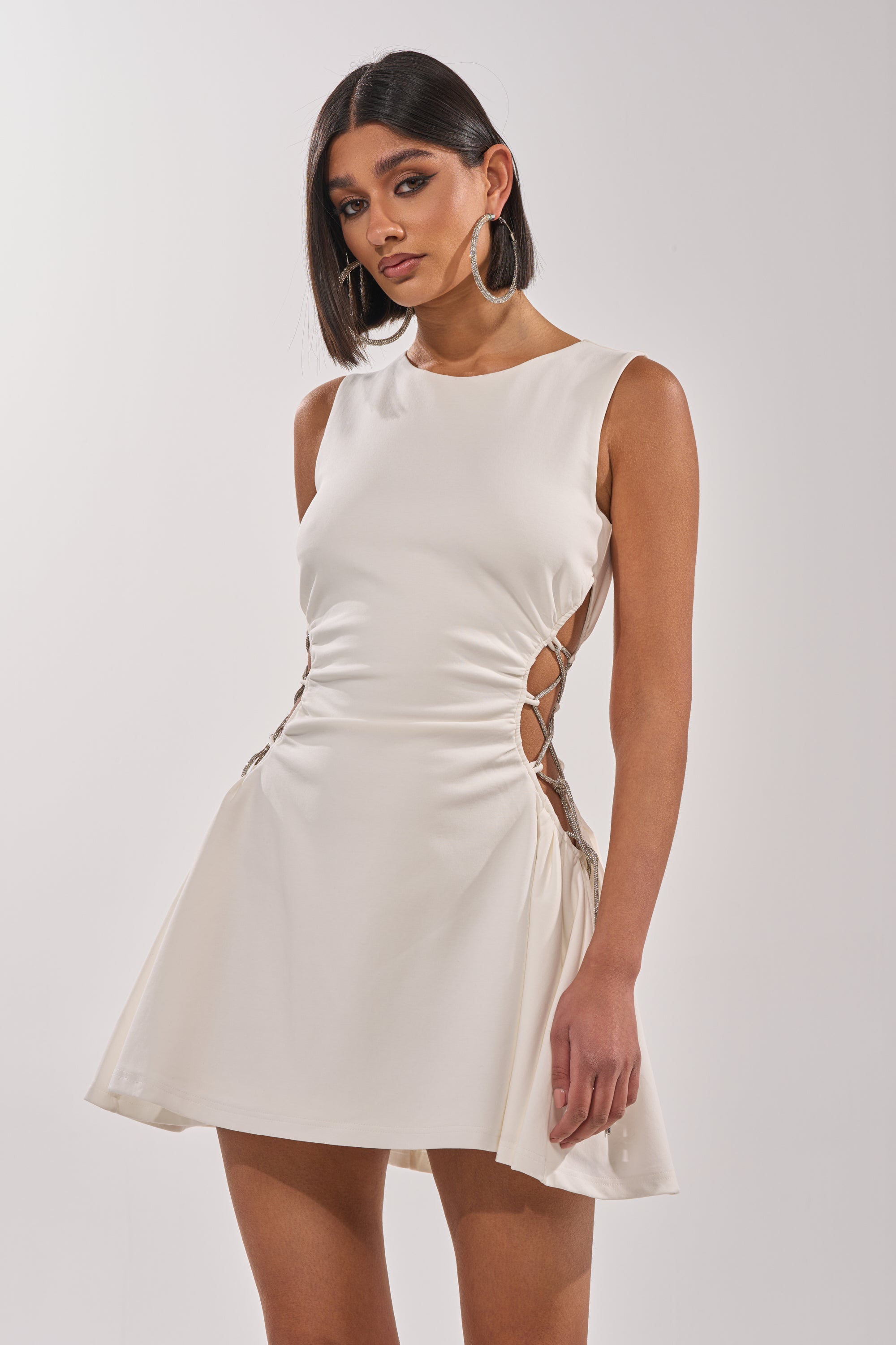 classy short dress AKIRA Stay Classy Cut Out Mini Dress
