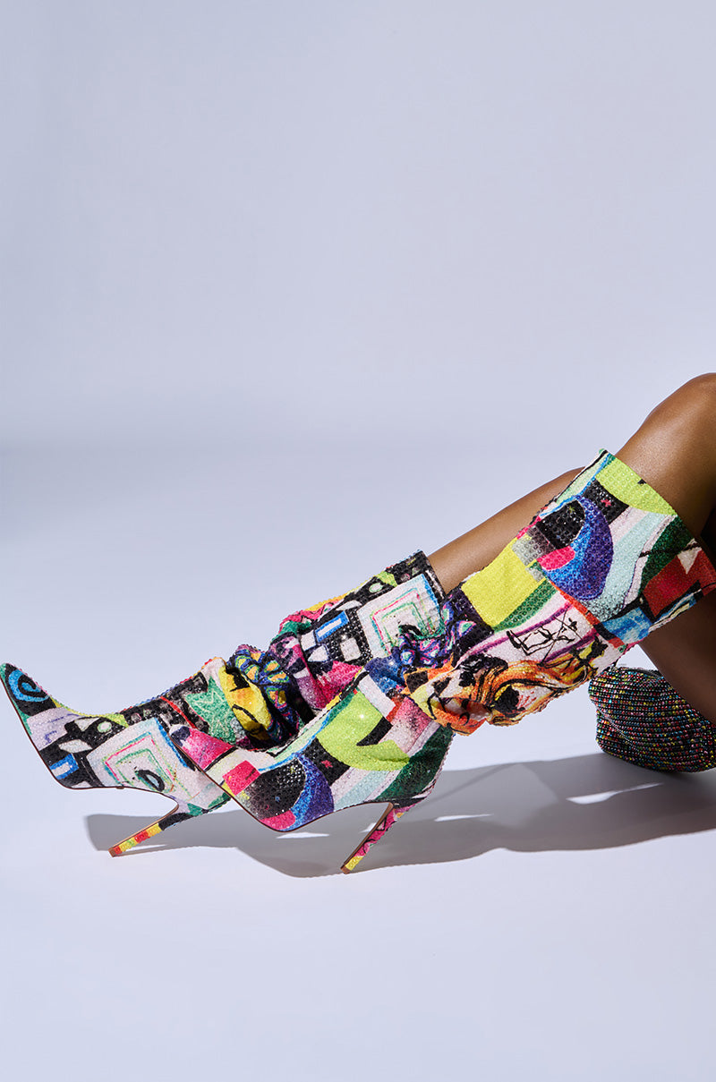 AZALEA WANG JONEL MULTI STILETTO BOOT – AKIRA