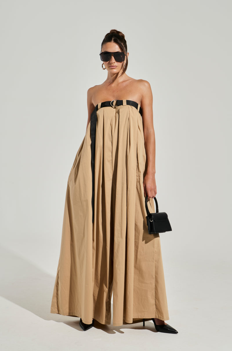 DIANE STRAPLESS OVERSIZED JUMPSUIT – AKIRA - Main Image