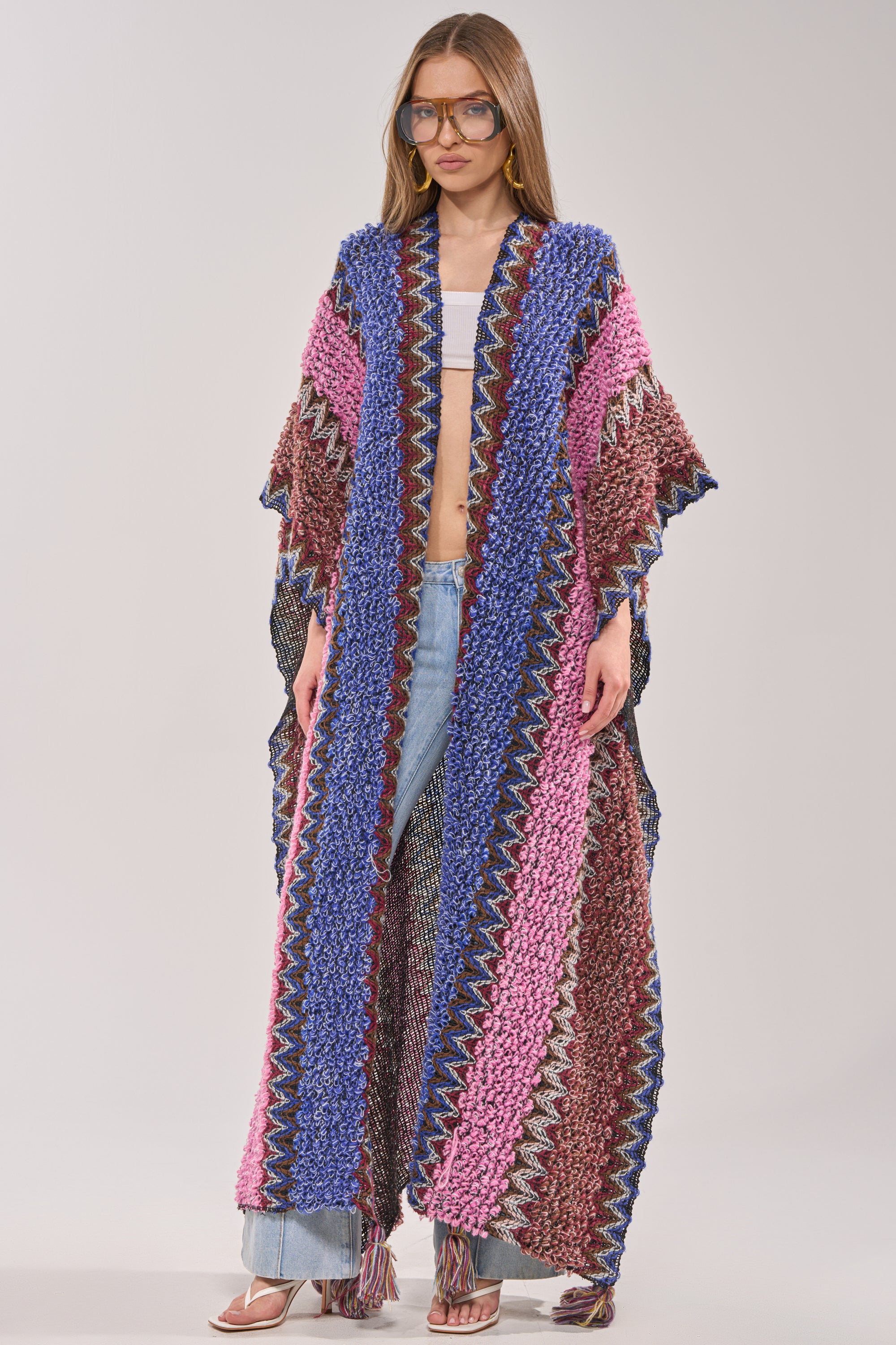 WILDFLOWER WAVES LONG CARDIGAN – AKIRA