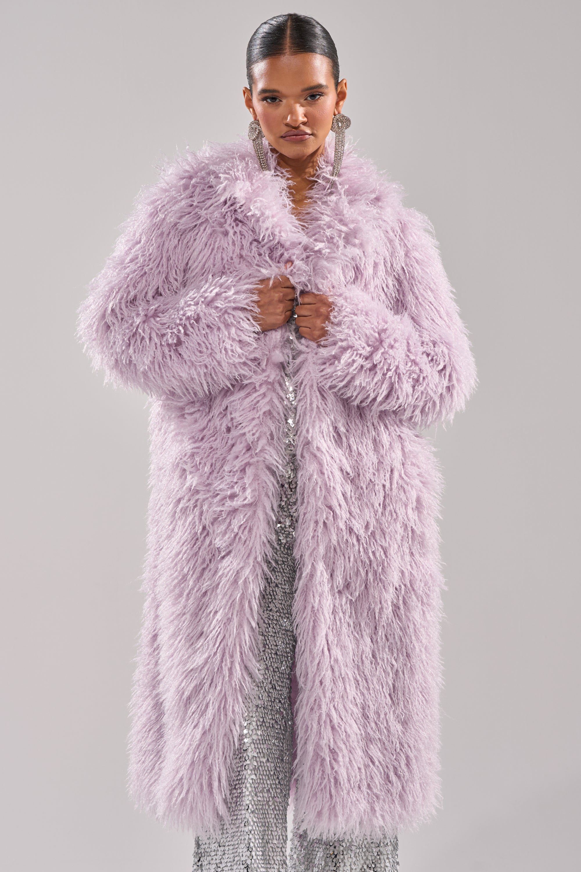 VIOLET SKIES FAUX FUR COAT – AKIRA