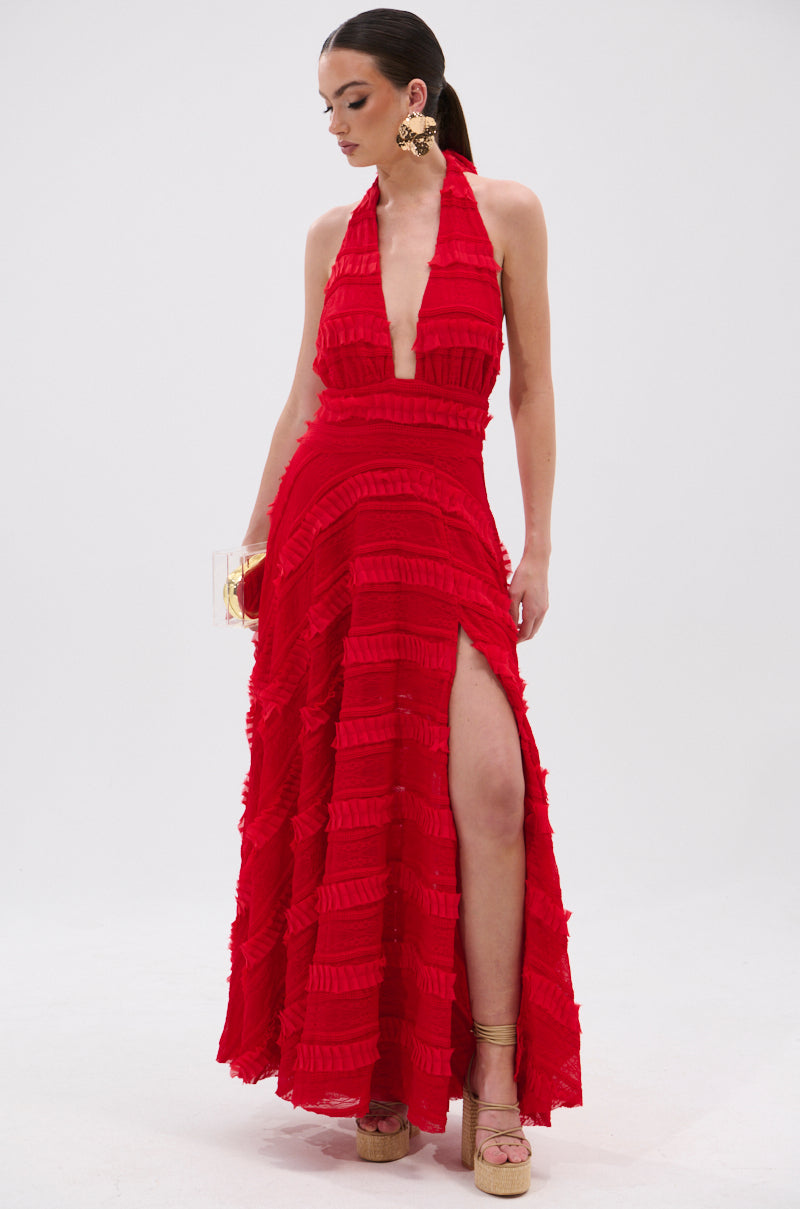 knee length dresses for ladies IN MY OWN WORLD MAXI DRESS – AKIRA