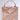The BROCADE BABE TRUNK BAG is a luxurious rectangular bag with ornate pink and gold baroque brocade, metallic hardware, jewels, intricate pattern, top handle, gold clasp lock at the front, and a neutral light gray background.