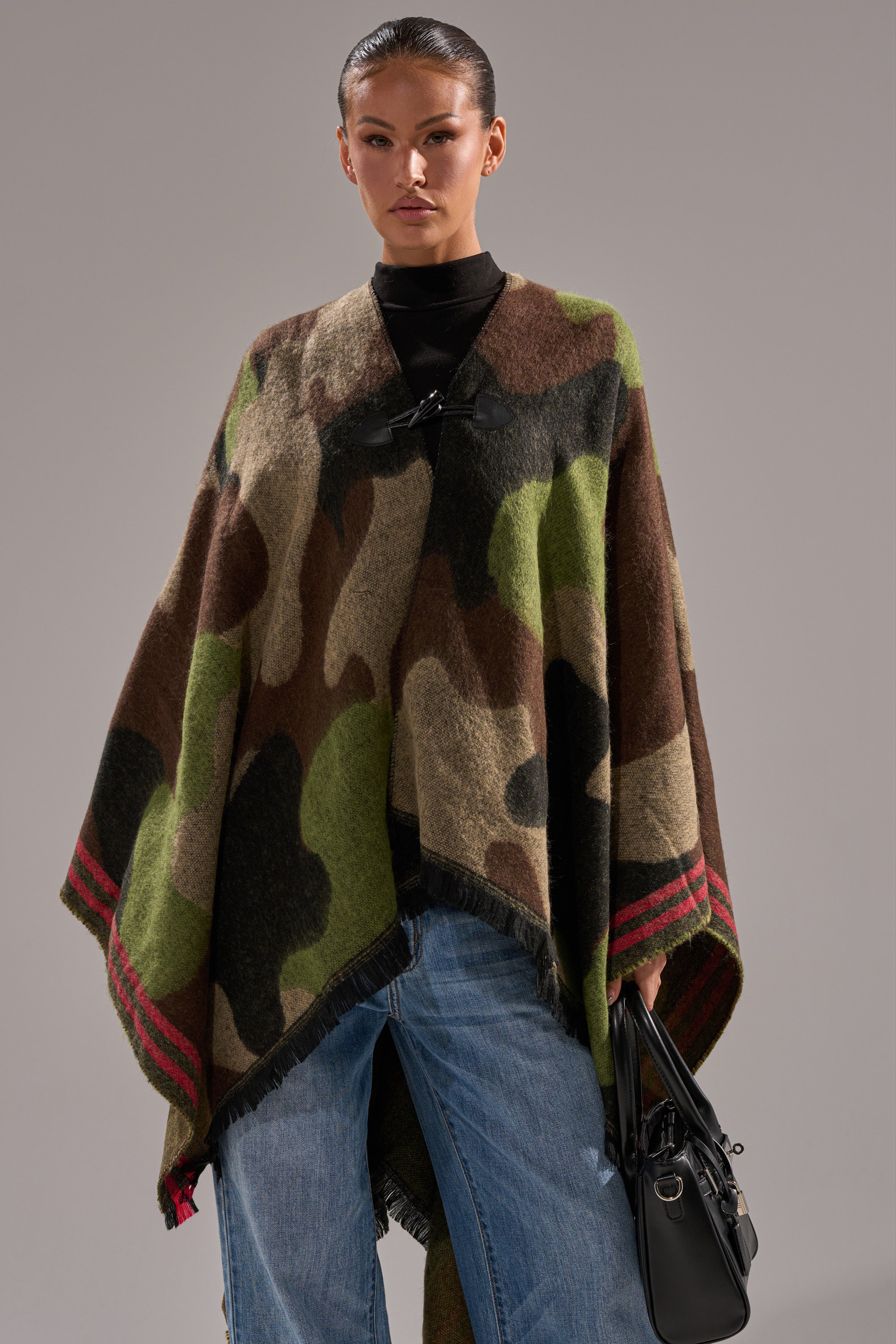 YOU CAN'T SEE ME CAMO PONCHO – AKIRA