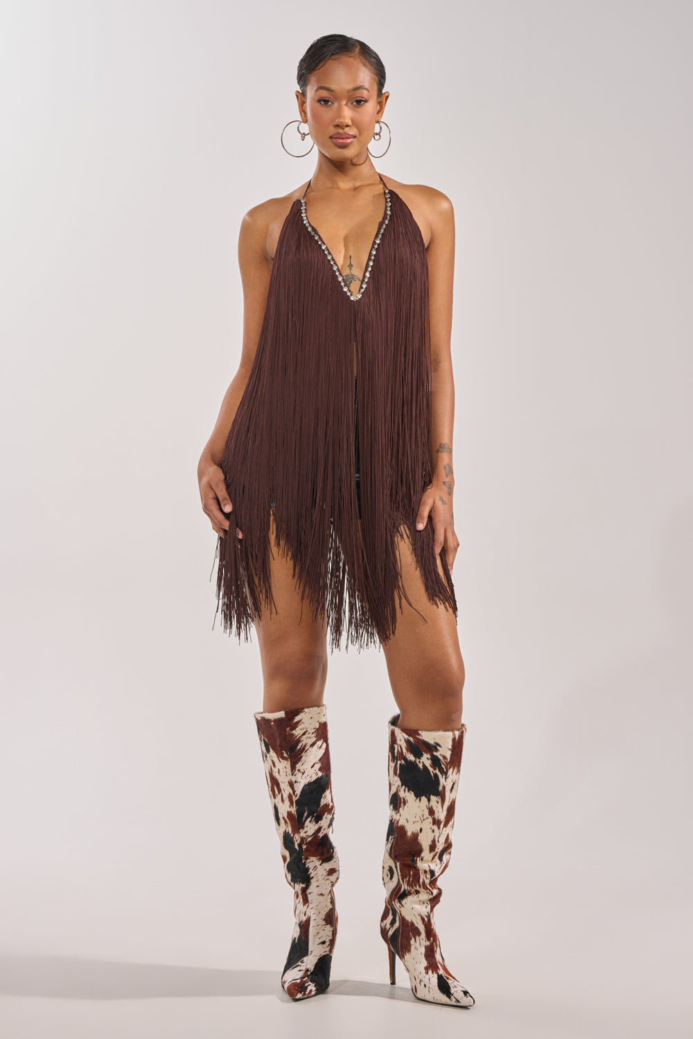 SWEPT AWAY FRINGE TOP – AKIRA