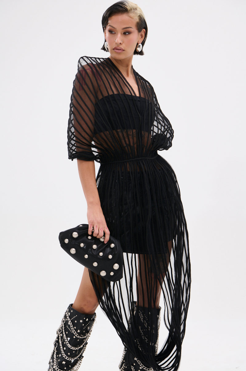 新品 liten Sheer Sculpture Tops ブラック Sheer Sculpture Tops – LIten.online