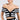 Modeling the WAITING FOR YOU STRIPE BLOUSE, an individual poses against a simple backdrop. The chic off-the-shoulder top features striking black-and-white stripes and patterns, complemented by slicked-back hair and large hoop earrings for an effortlessly stylish look.