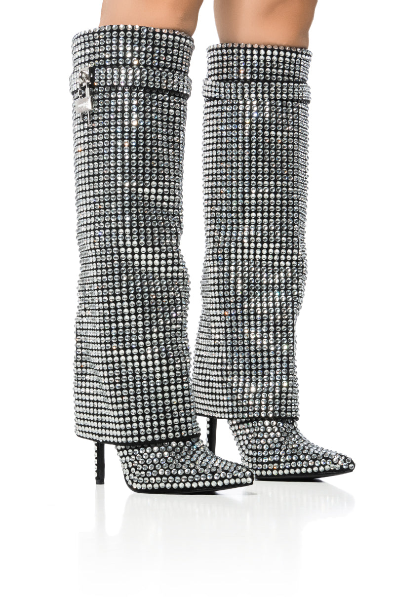 AZALEA WANG HEMLOCK SILVER ROUND DIAMOND BOOT view 0