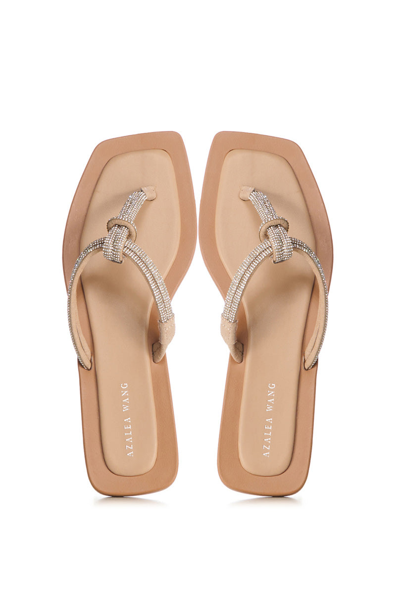 AZALEA WANG IVELLA SILVER ROPE SANDAL view 0