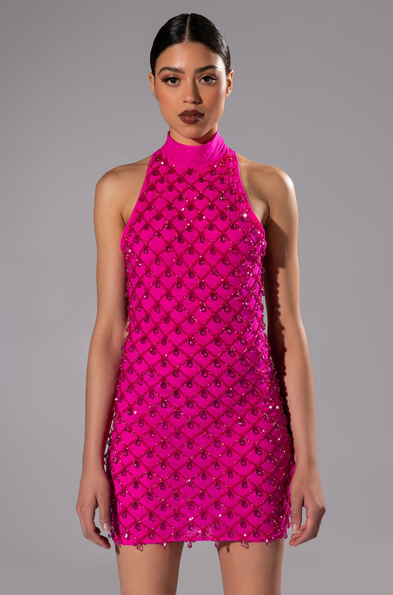 BEAUTIFUL MISTAKES MOCK NECK LOW BACK BEADED MINI DRESS AKIRA BEAUTIFUL MISTAKES MOCK NECK LOW BACK BEADED MINI DRESS AKIRA