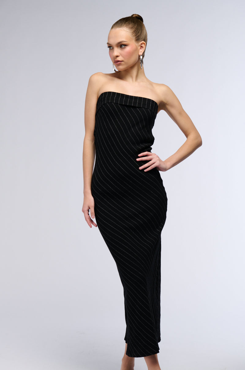 BEEN FINE TUBE OPEN BACK MAXI DRESS AKIRA BEEN FINE TUBE OPEN BACK MAXI DRESS AKIRA