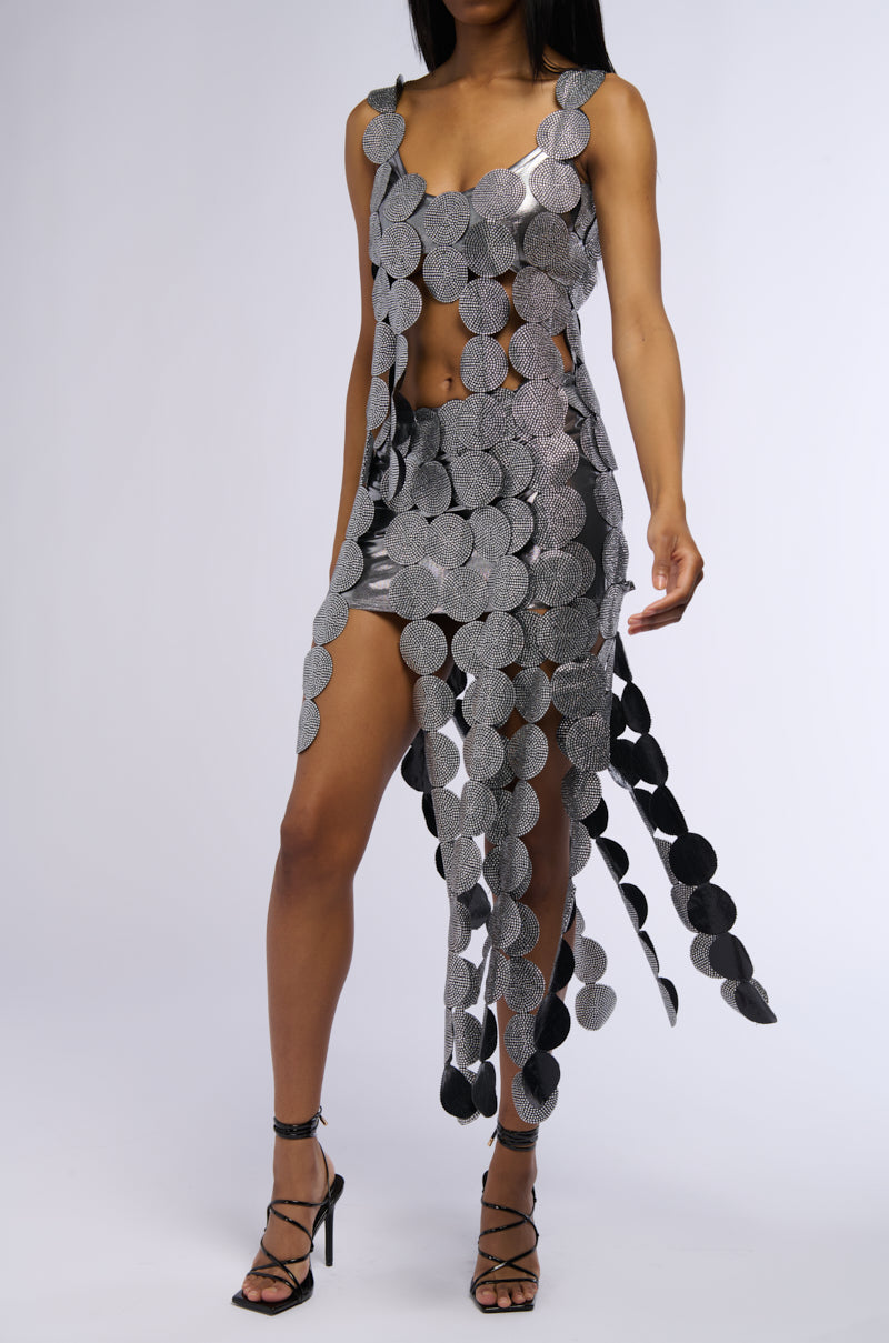 Full View Beneath The Surface Embellished Maxi Skirt