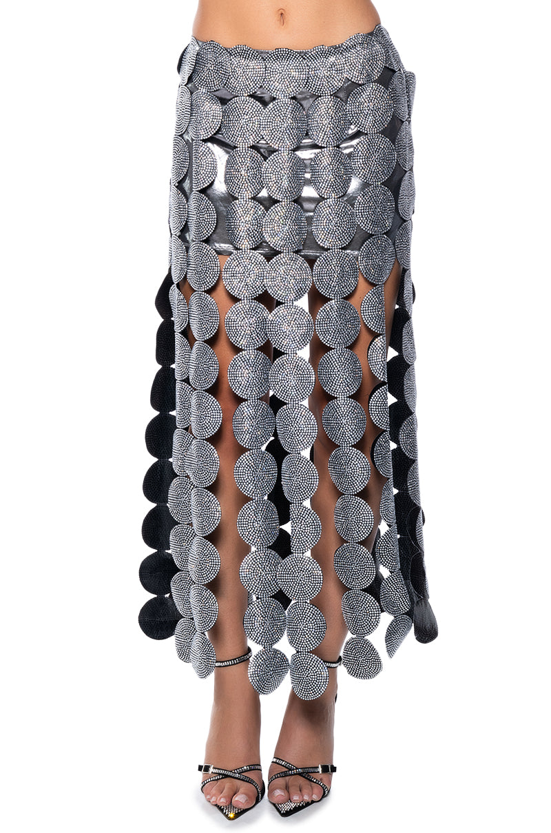 Full View Beneath The Surface Embellished Maxi Skirt