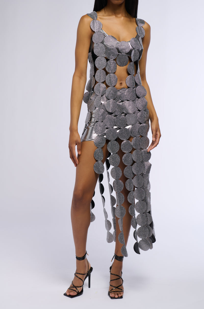 Extra View Beneath The Surface Embellished Maxi Skirt