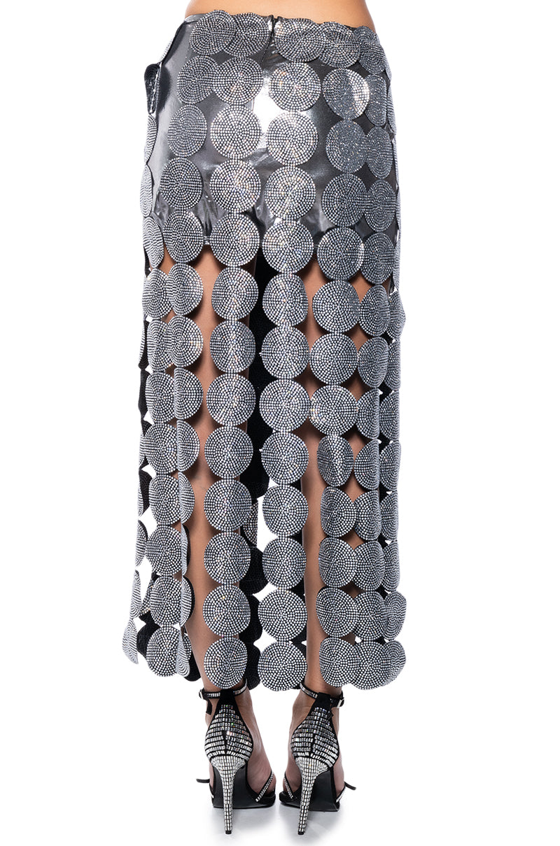 Extra View Beneath The Surface Embellished Maxi Skirt