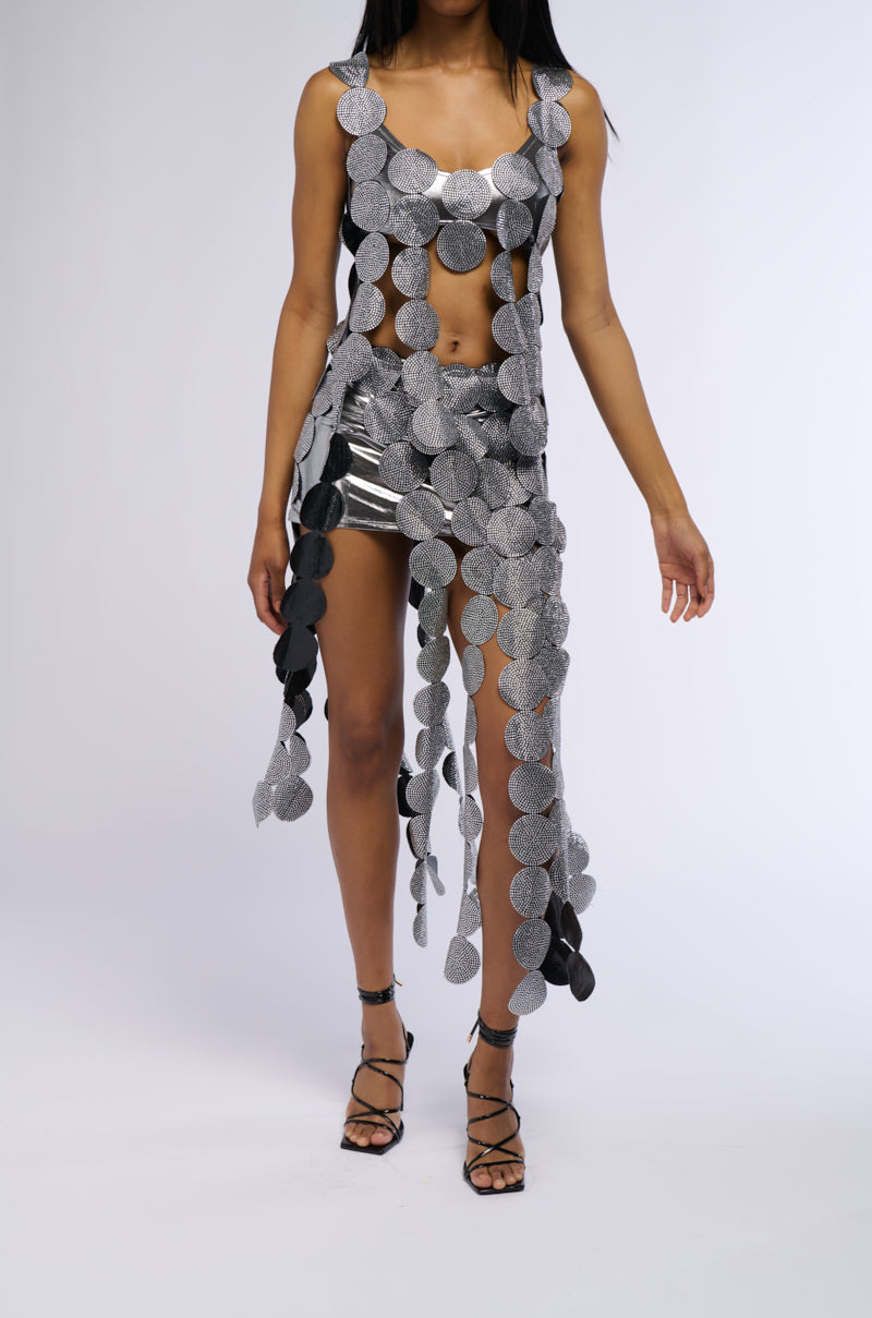 Extra View Beneath The Surface Embellished Maxi Skirt