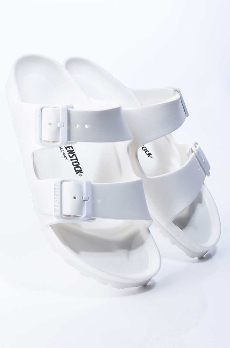 Full View Birkenstock Arizona Eva Sandals in White