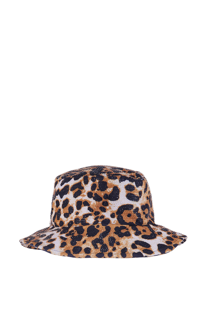 Back View Cheetah Gurlll Bucket Hat