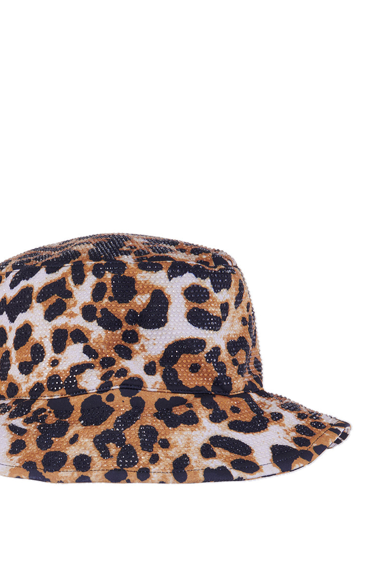 Detail View Cheetah Gurlll Bucket Hat
