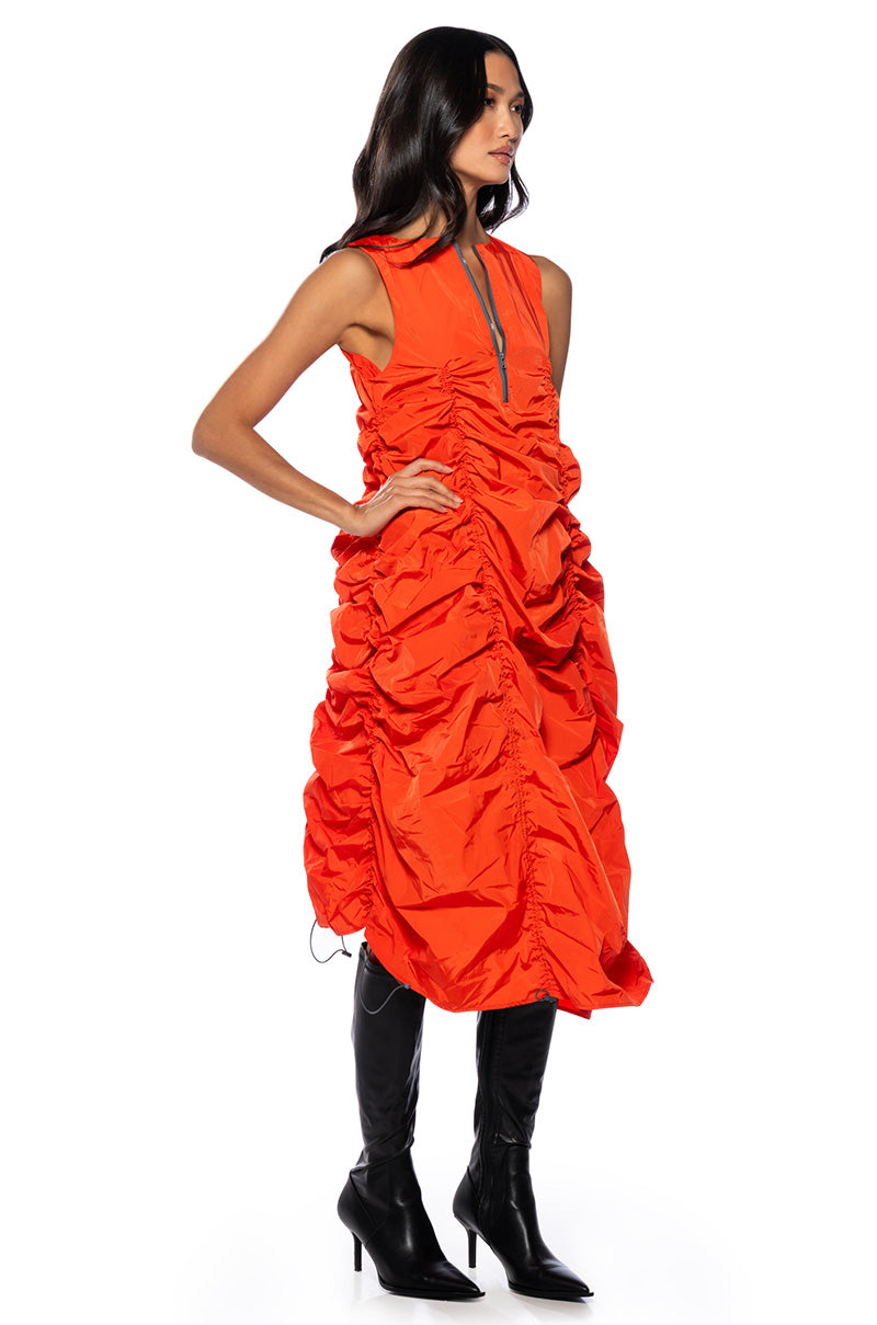 chloe orange dress Chloe Orange Dress