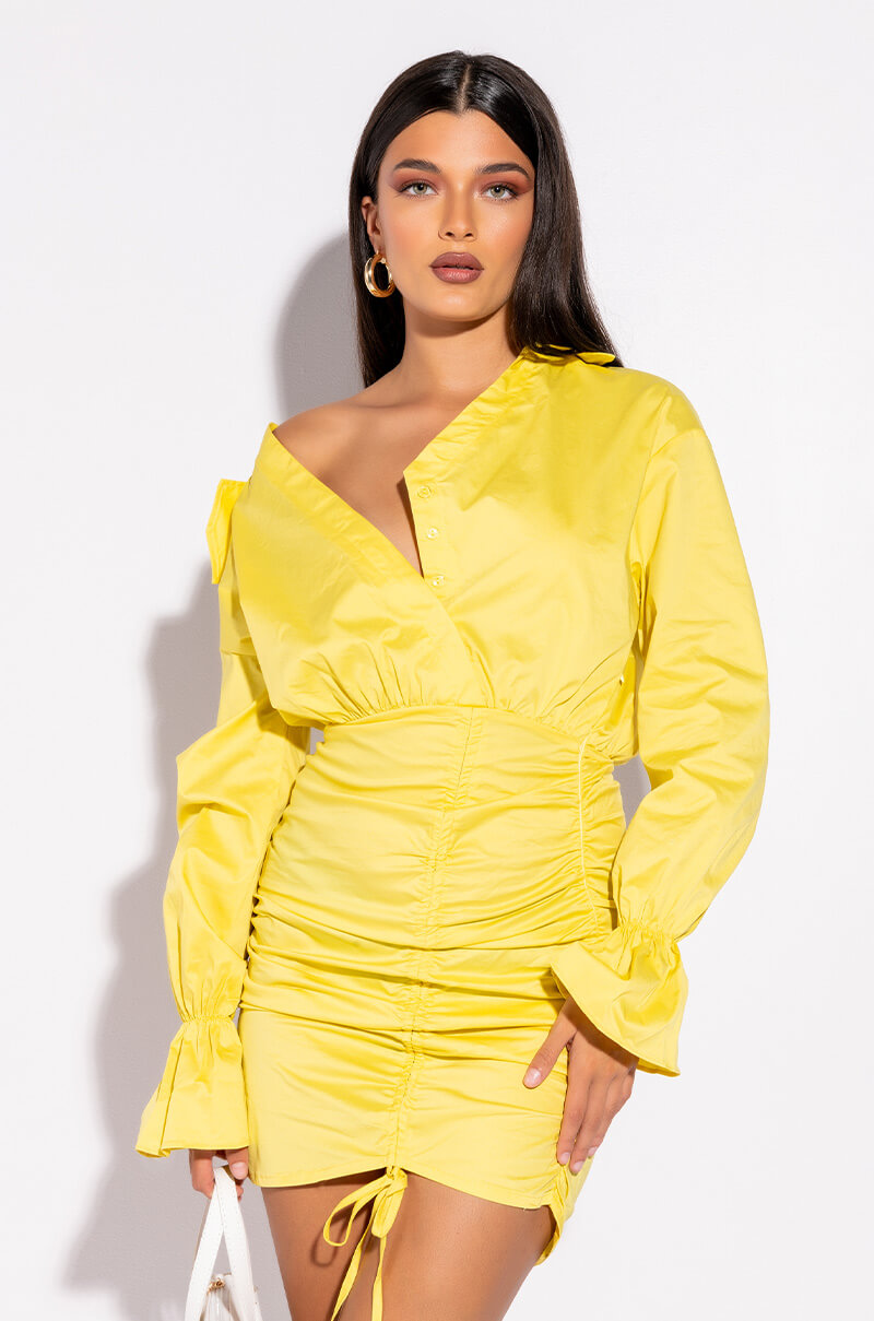 DAY DATE STRETCH SHIRT DRESS AKIRA DAY DATE STRETCH SHIRT DRESS AKIRA