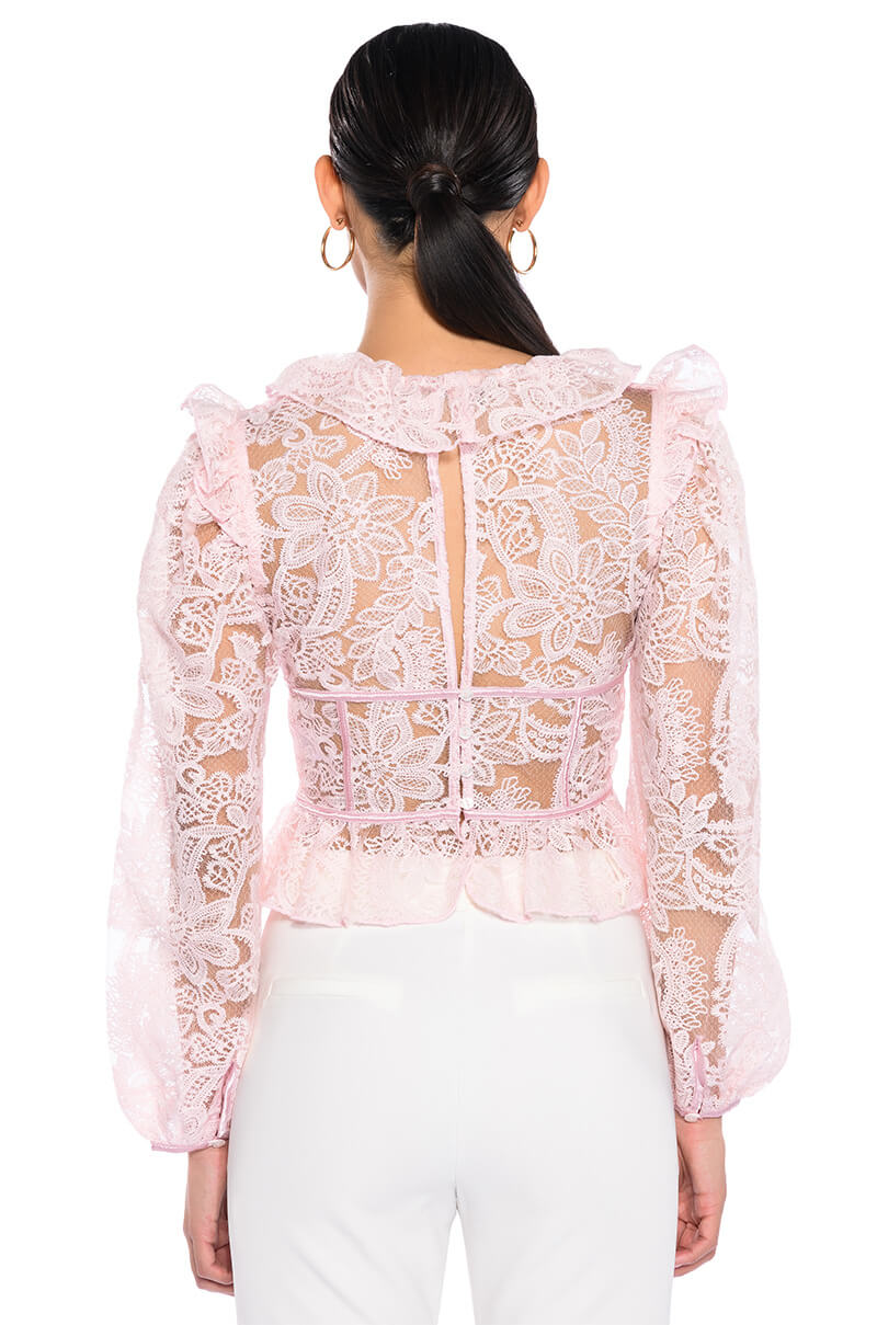 Full View Daylight Long Sleeve Blouse