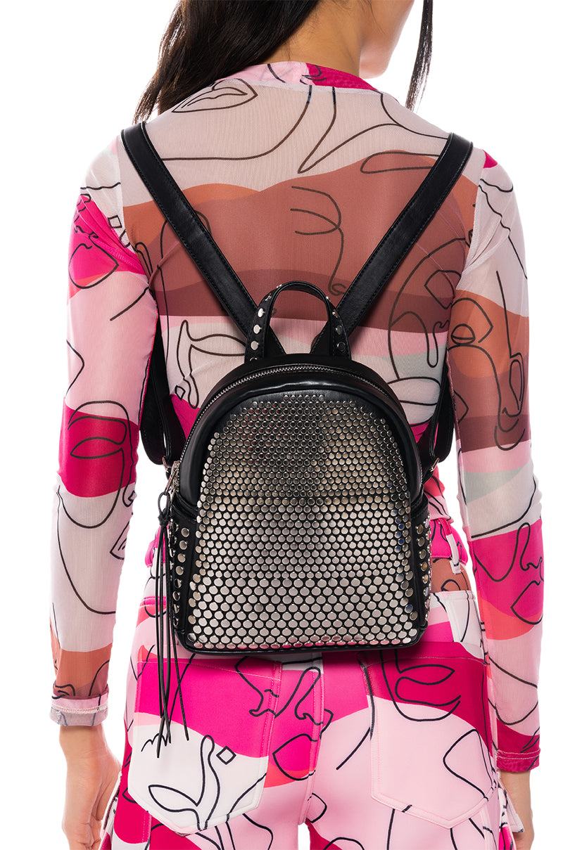 dnd mini backpack DND STUDDED MINI BACKPACK – AKIRA
