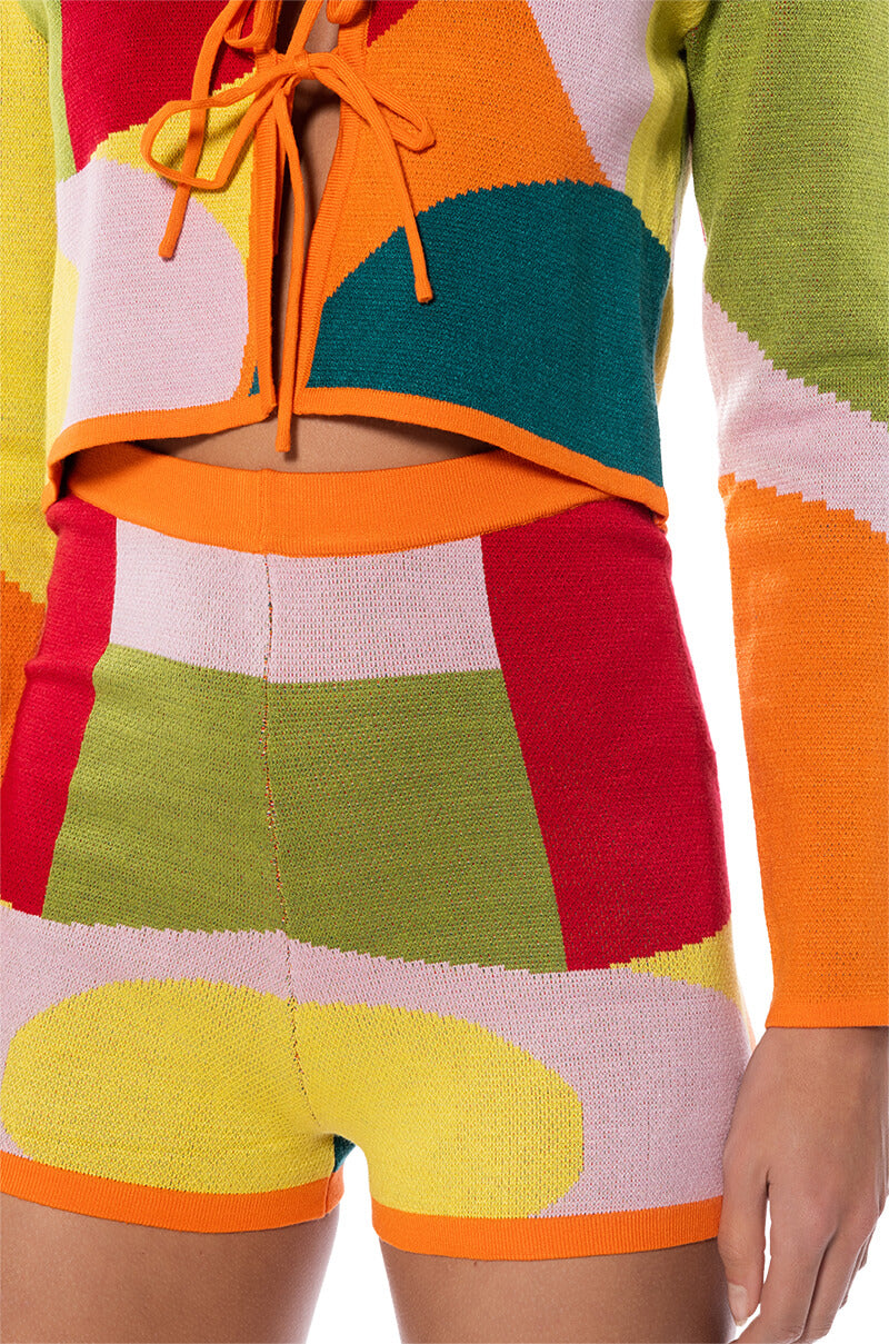 Extra View Donna Knit Booty Short