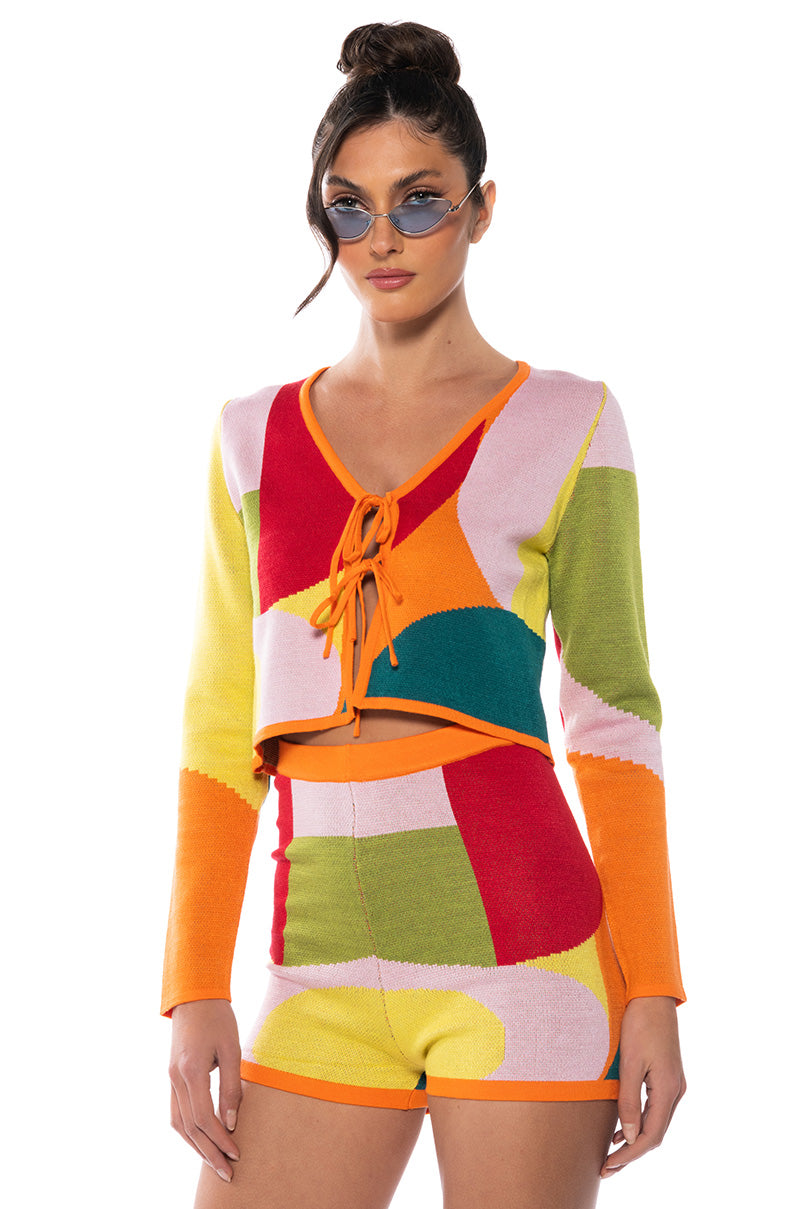 Detail View Donna Knit Booty Short