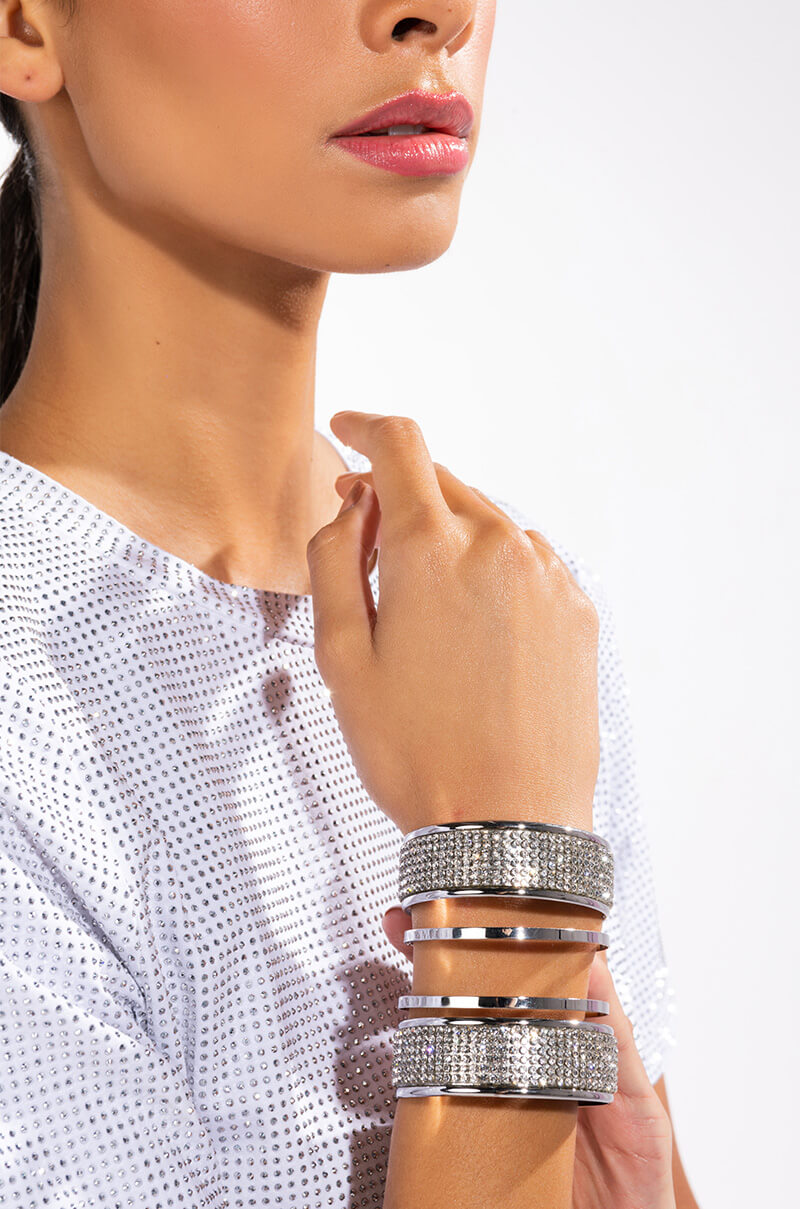 ELENA RHINESTONE CUFF view 0