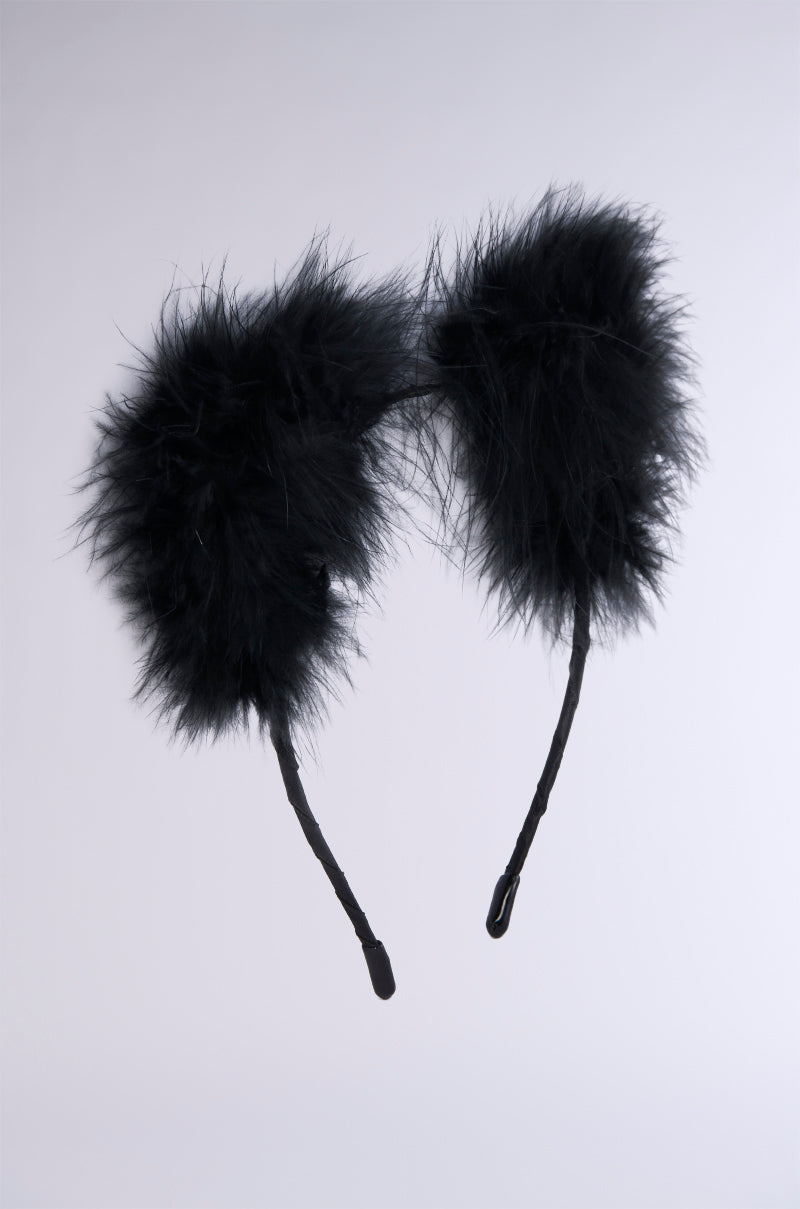 Full View Feather Cat Ears