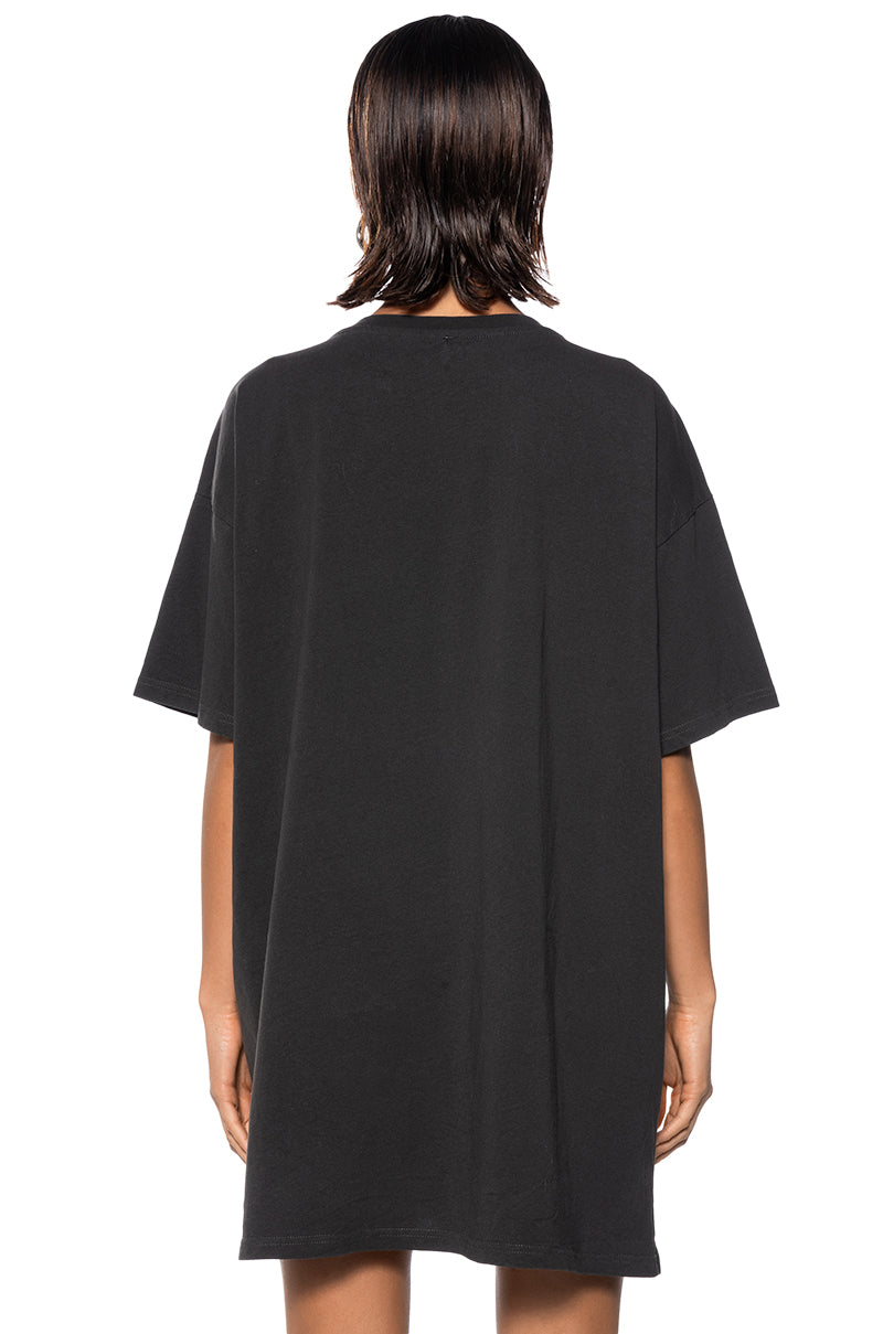 Detail View Kiss Oversized Tshirt Dress