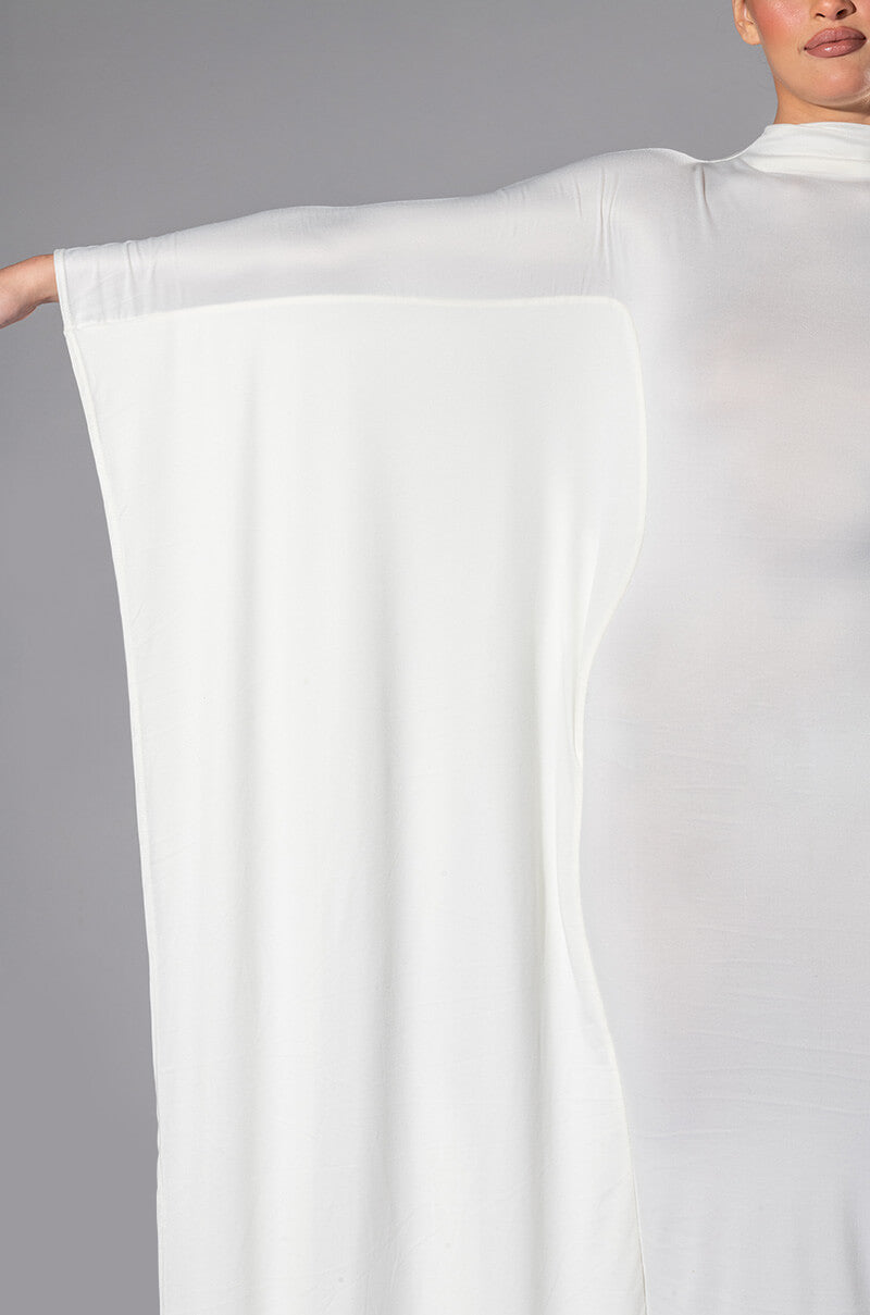 Extra View Like A Statue Butterfly Sleeve Maxi Dress